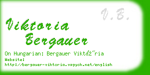 viktoria bergauer business card